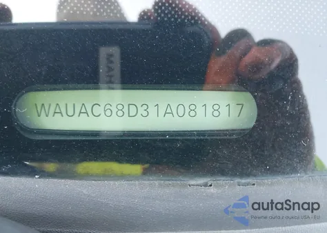 2001 Audi A4 1.8T из США, поврежденный, VIN WAUAC68D31A081817